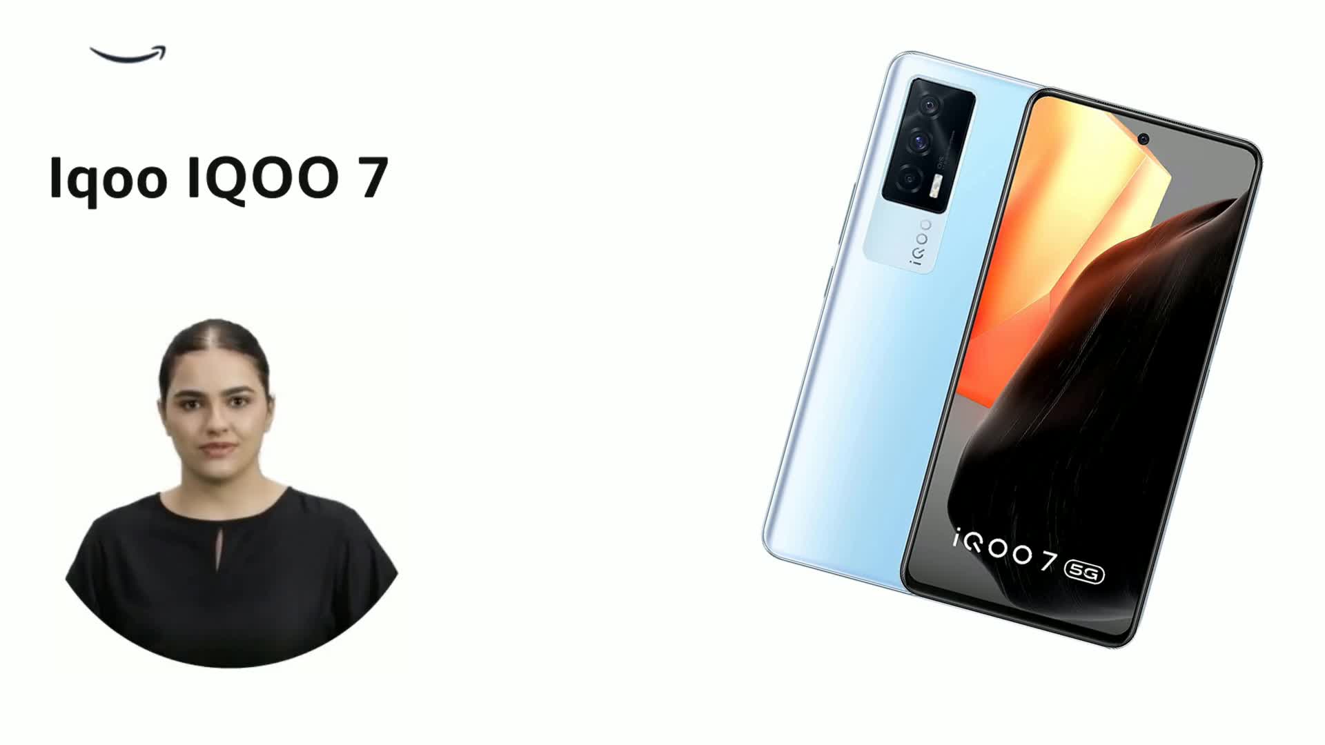 Refurbished) iQOO 7 5G (Solid Ice Blue, 8GB RAM, 256GB